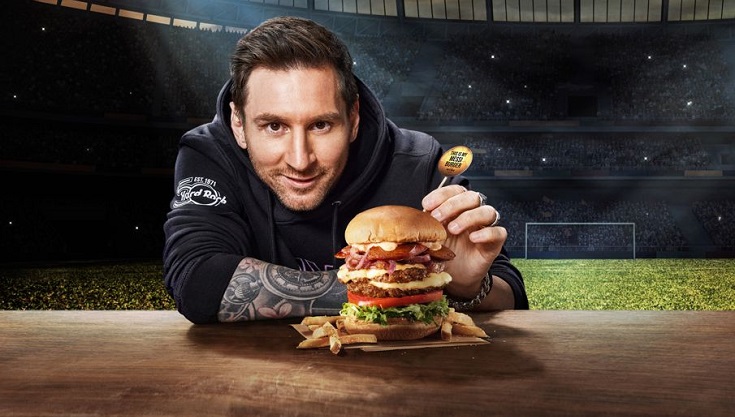 Messi Burger w Hard Rock Cafe