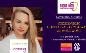 Marlena Szczecińska na Forum Profit Hotel