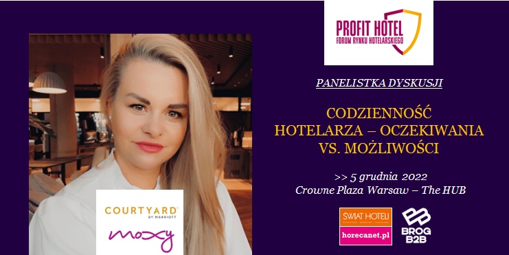 Marlena Szczecińska na Forum Profit Hotel