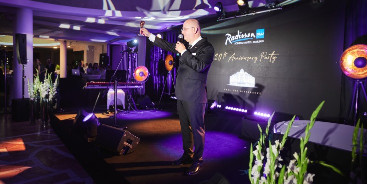 30. urodziny hotelu Radisson Blu Sobieski w Warszawie