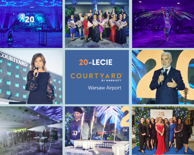 20 lat Courtyard by Marriott Warsaw Airport