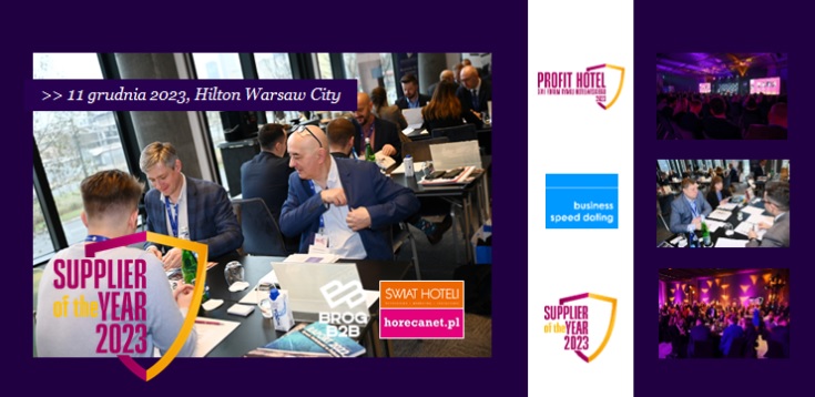 Supplier of the Year Forum Profit Hotel® 2023