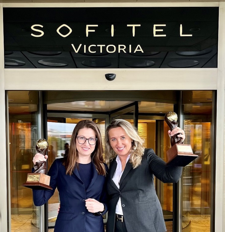 World Travel Awards Justyna Wolańska and Aneta Lewandowska