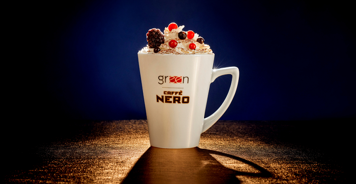 Jeżynowe Latte
