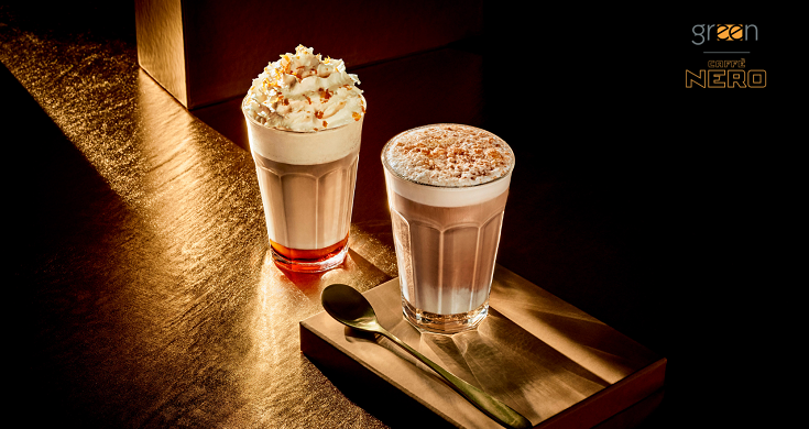 Świąteczna delicja i piernikowe latte