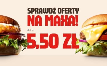 Styczniowe promocje w aplikacji sieci MAX Premium Burgers wystartowały