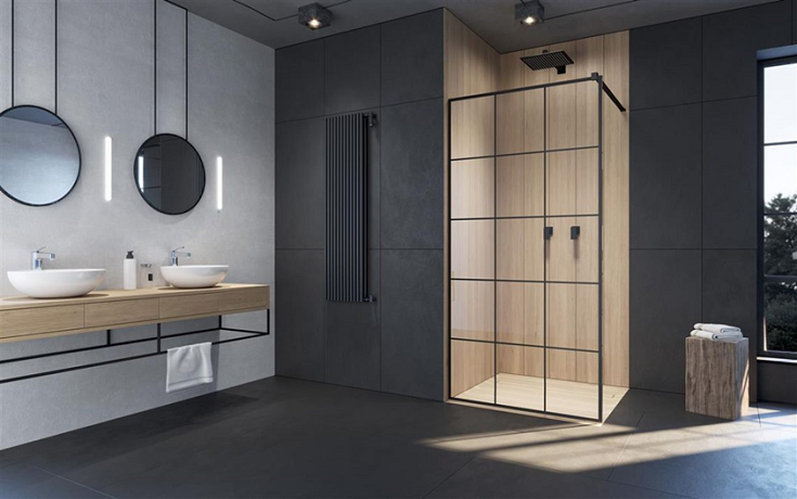 Radaway, kabina prysznicowa Modo New Black II Factory