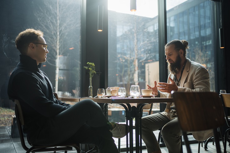 Mateusz Kowalczyk (Foodsi) i Sylwester Rypina (Goodspeed)
