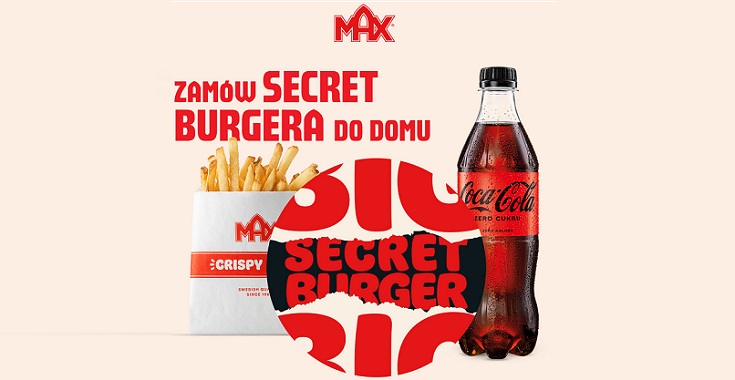 Secret Biurger w Max Premium Burger