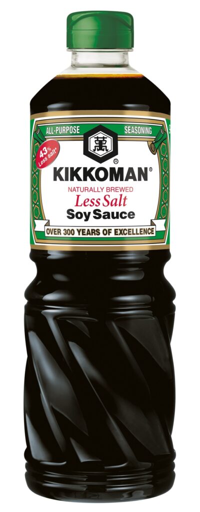 sos sojowy kikkoman o obniżonej zawartości soli