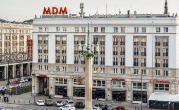 Fasada Hotelu MDM w Warszawie