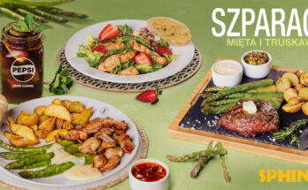 sphinx wiosenne menu szparagi mięta truskawki