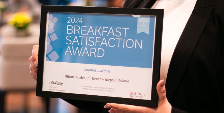 Hilton Garden Inn Kraków nagroda