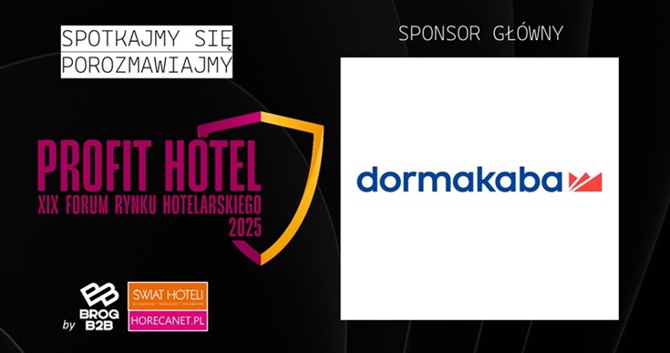 Dormakaba Sponsorem Głównym XIX Forum Profit Hotel® 2025