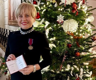 Elżbieta Lendo z nagrodą