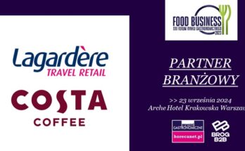 Lagardere Travel Retail Costa Coffee partnerem branżowym Food Business Forum