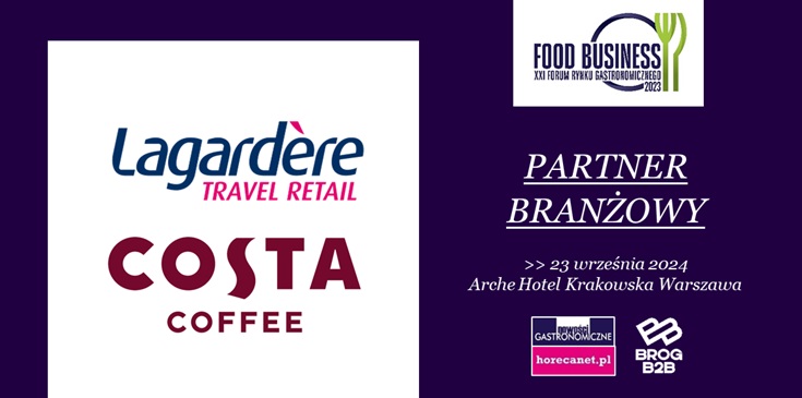 Lagardere Travel Retail Costa Coffee partnerem branżowym