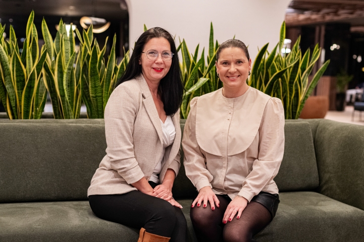 Małgorzata Kalinowska-Klimek i Karolina Stępniak