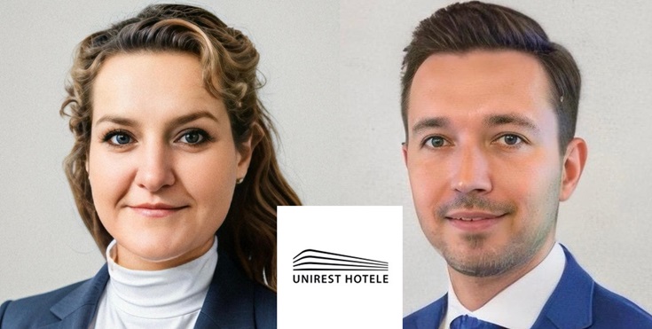 Anita Sedziak i Mateusz Demczuk Unirest Hotele