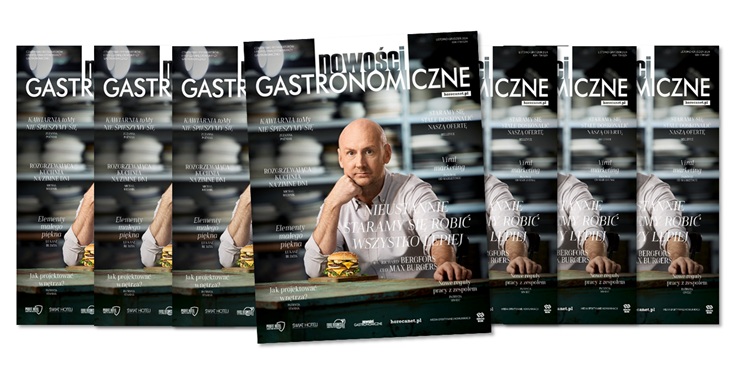 Nowości Gastronomiczne 2024 stosik okładki max burgers