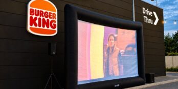 kino plenerowe Burger King