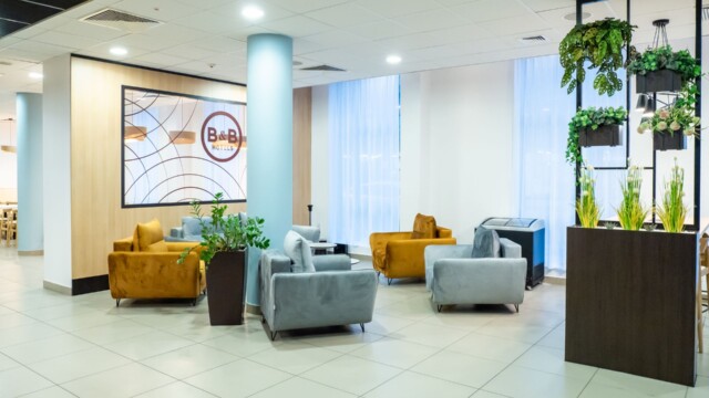 Przestrzenie wspólne & sala śniadaniowa B&B Wrocław
