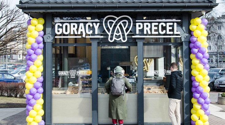gorący precel łódź