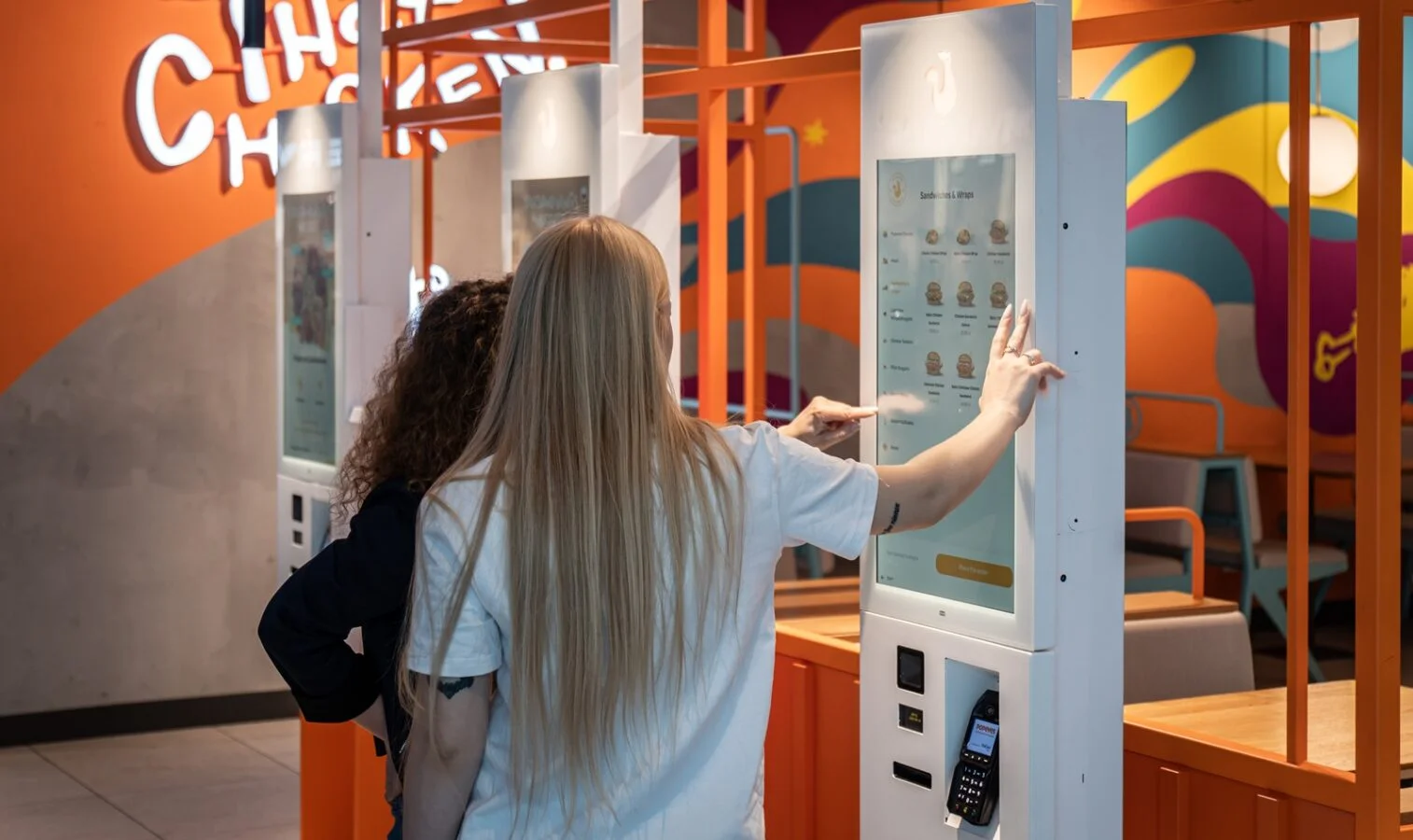 kiosk ordering stack
