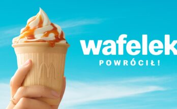 mcdonald's lody w wafelku