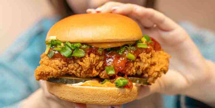 Popeyes Burger