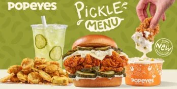 popeyes pickle menu