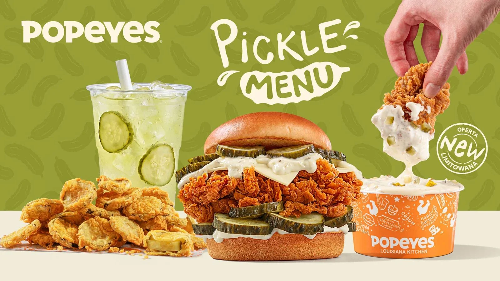 popeyes pickle menu